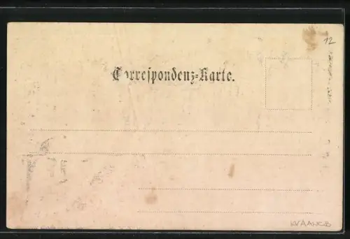 Lithographie Wien, Gruss von der Electrischen Grottenbahn im Prater, Eisbär-Grotte, Gnomen-Grotte, Electrische Grottenba