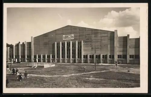 AK Wien, X. Deutsches Sängerbundesfest 1928, Blick auf die Sängerhalle