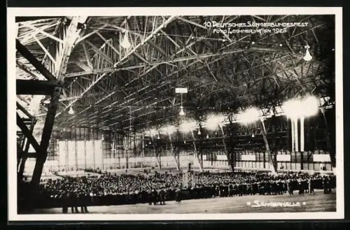 AK Wien, 10. Deutsches Sängerbundesfest 1928 - Sängerhalle
