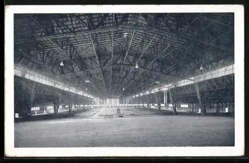 AK Wien, Sängerhalle im Prater auf der Jesuitenwiese, Innenansicht