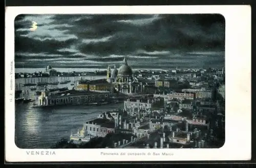 AK Venezia, Panorama dal campanile di San Marco