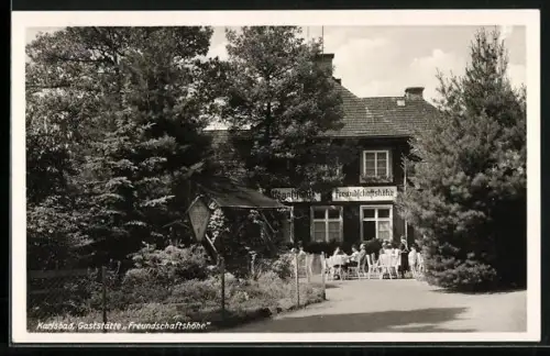 AK Karlsbad, An der Gaststätte Freundschaftshöhe