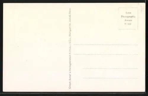 AK Karlsbad, Gasthaus Posthof, Veranda