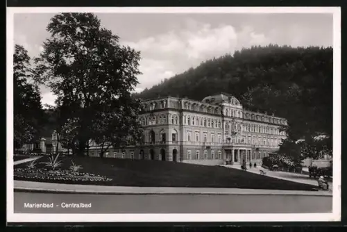 AK Marienbad, Blick auf Centralbad