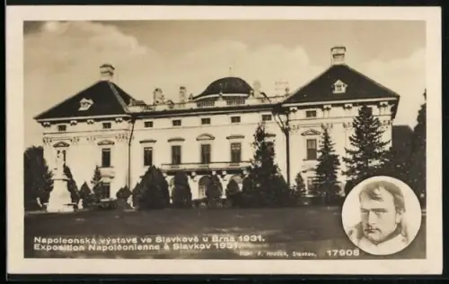 AK Slavkov, Exposition Napoléonienne 1931, Ausstellungshalle, Portrait