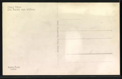 AK Alt-Vöttau, Kirche im Stausee unterhalb des Wasserspiegels mit einem Ausflugsdampfer