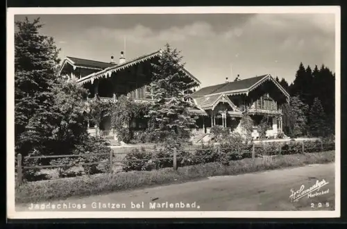 AK Marienbad, Jagdschloss Glatzen