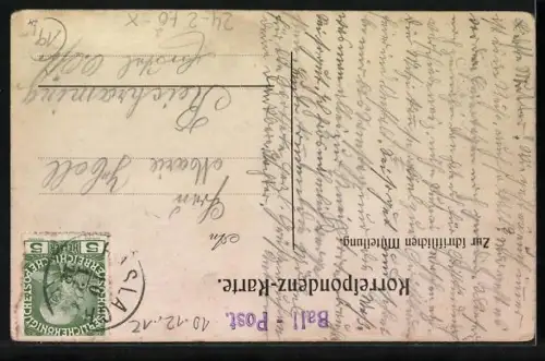 AK Haslach, Brand in der Ortschaft am 8.4.1910