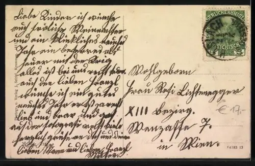 AK Haslach /Ob.-Oest., Windgasse mit Tor