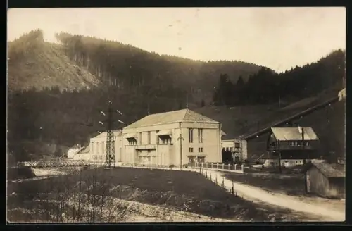 Foto-AK Kleinzell im Mühlkreis, Kraftwerk Partenstein