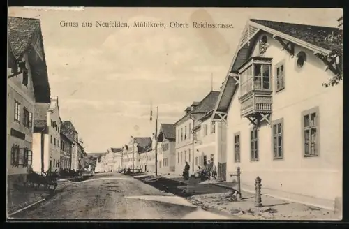 AK Neufelden /Mühlkreis, Blick in die Obere Reichsstrasse
