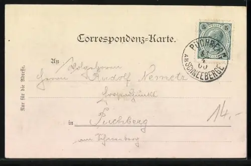 AK Rohrbach, G. Bichler`s Gasthaus, Rohrbacherklamm