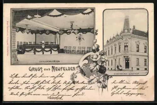 AK Neufelden, Cischecks Gasthof, Saallocalitäten