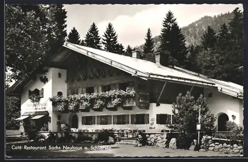 AK Neuhaus a. Schliersee, Café-Restaurant Sachs