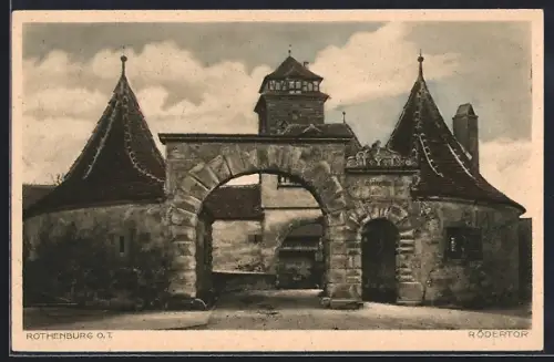 AK Rothenburg o. T., Rödertor