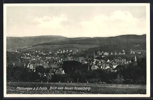 AK Melsungen a. d. Fulda, Blick vom Neuen Kesselberg