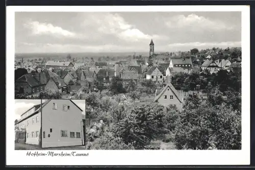 AK Hofheim-Marxheim /Taunus, Gasthaus zum Adler, Bes. Alfred Heislitz, Schulstrasse 13