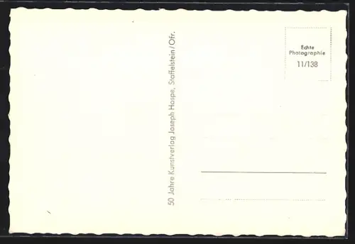 AK Staffelstein / Mainthal, Marktplatz mit Denkmal & Rathaus