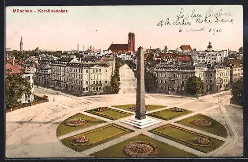 AK München, Karolinenplatz