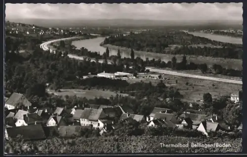 AK Bellingen /Baden, Ortsansicht mit Fluss