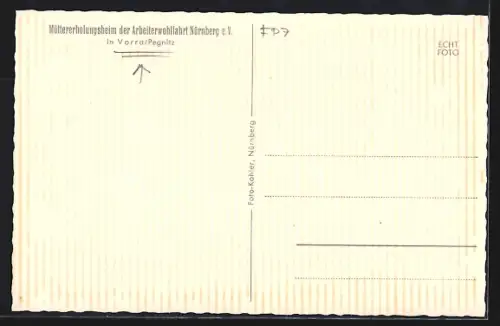 AK Vorra /Pegnitz, Müttererholungsheim der Arbeiterwohlfahrt Nürnberg e.V.