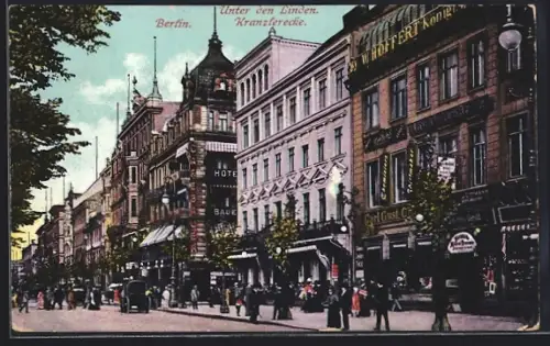 AK Berlin, Unter den Linden, Kanzlerecke