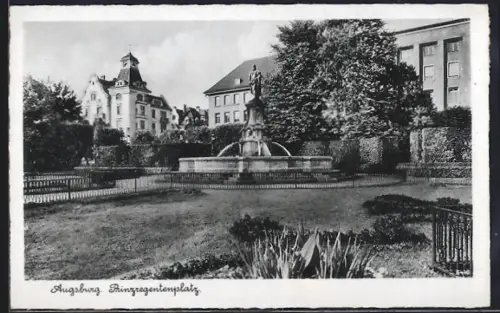 AK Augsburg, Prinzregentenplatz