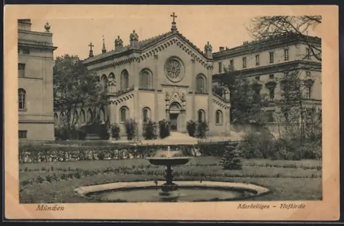 AK München, Allerheiligen-Hofkirche