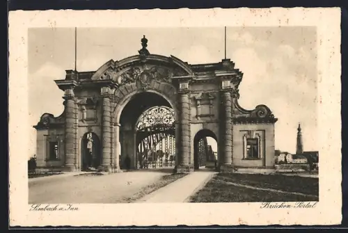 AK Simbach a. Inn, Brücken-Portal
