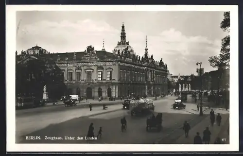 AK Berlin, Zeughaus, Unter den Linden