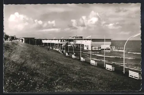 AK Cuxhaven, Überschwemmung bei Grimmershörn
