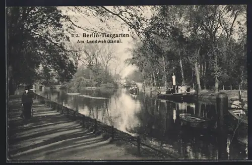 AK Berlin-Tiergarten, Am Landwehrkanal