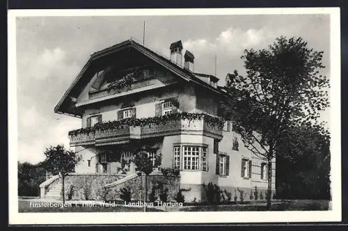AK Finsterbergen i. Thür. Wald, Landhaus Hartung