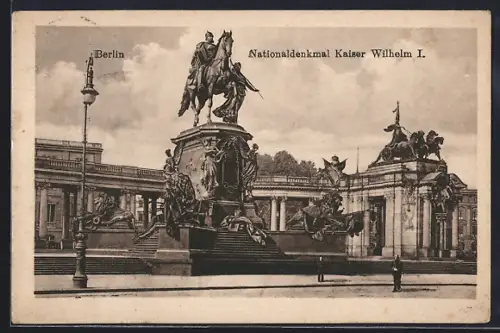 AK Berlin, Nationaldenkmal Kaiser Wilhelm I.