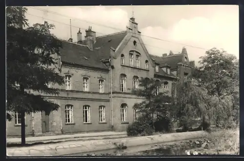 AK Sandersdorf /Bitterfeld, August-Bebel-Schule