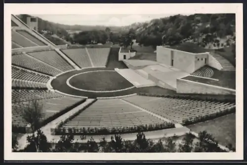 AK Berlin, Reichssportfeld, Dietrich Eckart-Bühne, Freilichtbühne, Olympiagelände