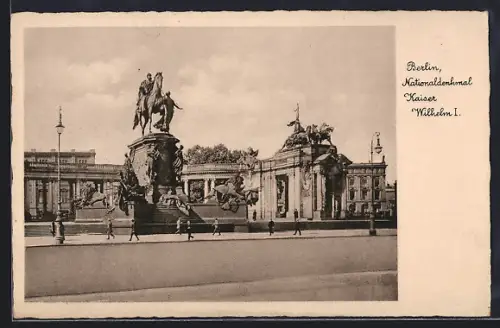 AK Berlin, Nationaldenkmal Kaiser Wilhelm I.