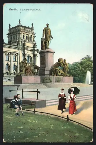 AK Berlin, Bismarckdenkmal