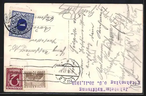 AK Kirchschlag bei Linz, Jahnheim Eröffnung 1932