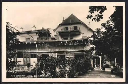 AK Bad Kreuzen /O. Oe., Stammhaus