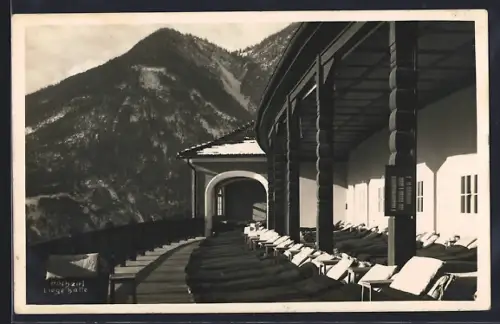 AK Zirl, Liegehalle mit Hochzirl