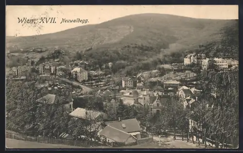 AK Wien, Neuwaldegg, Teilansicht mit Strassenpartie