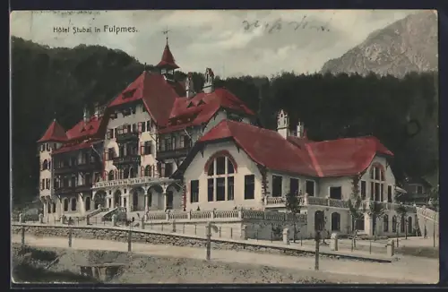 AK Fulpmes, Blick auf das Hotel Stubai