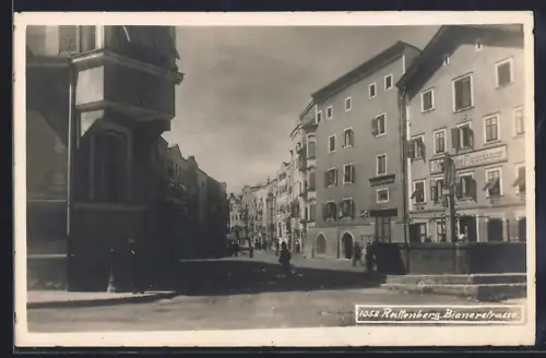 AK Rattenberg, Bienerstrasse mit Brunnen