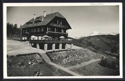 AK St. Barbara im Mürztal, Gross-Veitsch, Alpenhotel Hubertushof