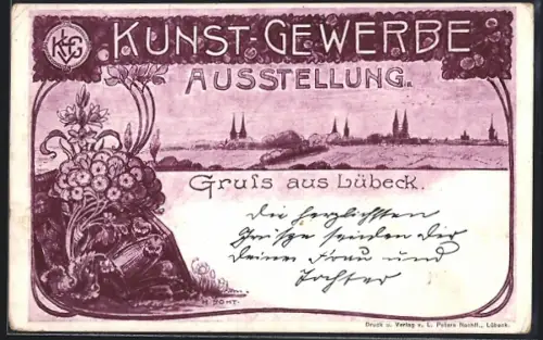 Lithographie Lübeck, Kunst-Gewerbe-Ausstellung