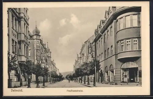 AK Detmold, Partie in der Paulinenstrasse