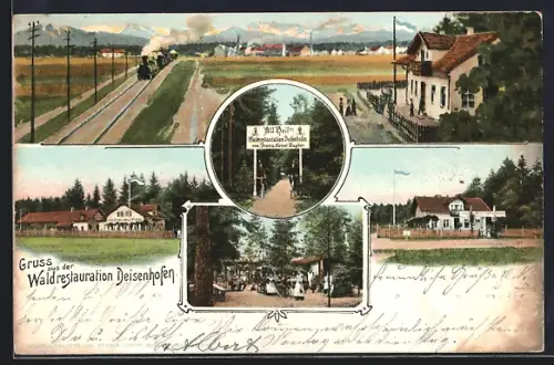 AK Deisenhofen / Oberhaching, Waldrestauration, Inh. Franz Xaver Kugler