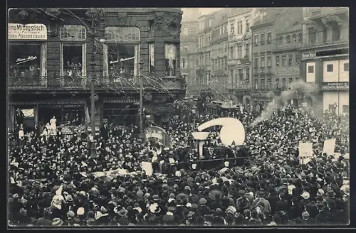 AK Dresden, Karneval, Festumzug