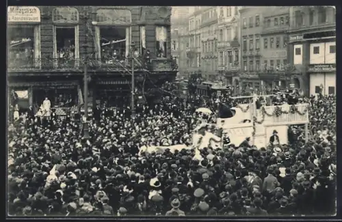 AK Dresden, Karneval, Festzug